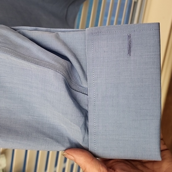 NWT Brooks Brothers Men’s Blue French Cuff Dress Shirt - Picture 4 of 10